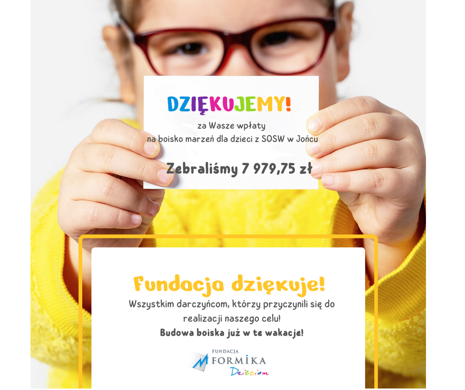 Fundacja dziękuje post BF